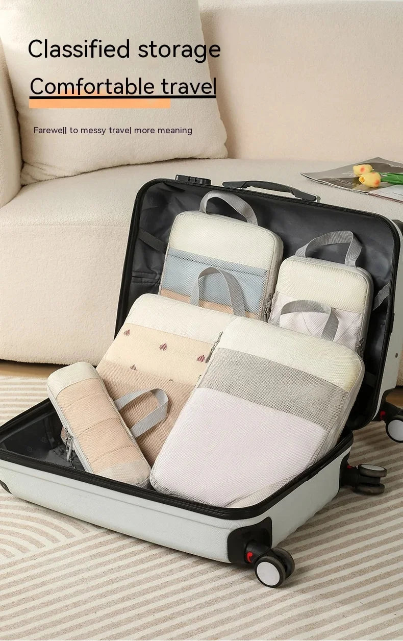 8pcs Travel Compression Bags