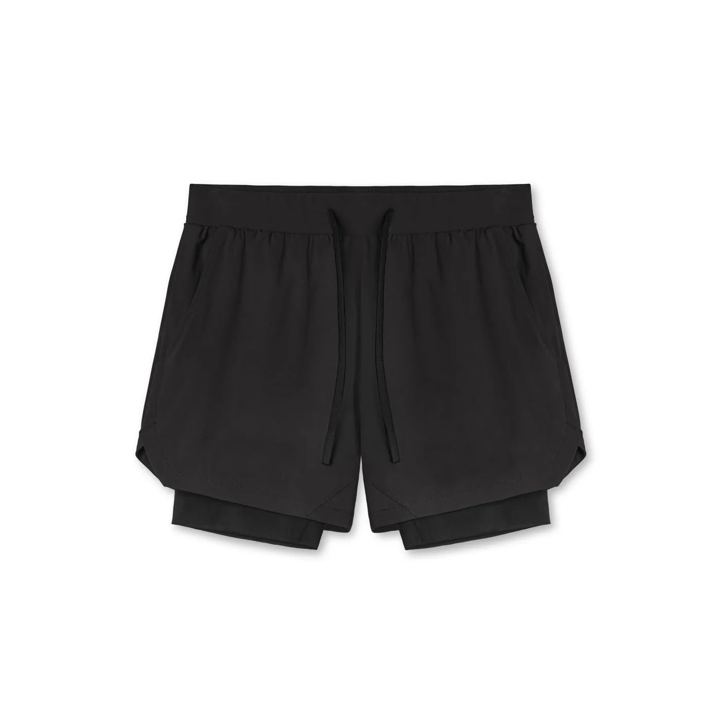 Custom Logo Nylon Quick Men Gym Workout Sports Shorts 2 in 1 Men Tennis Shorts Fit Plus Size Shorts