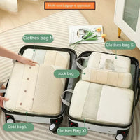8pcs Travel Compression Bags