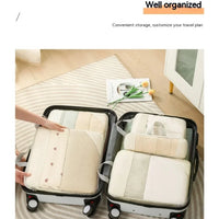 8pcs Travel Compression Bags