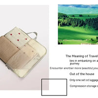 8pcs Travel Compression Bags