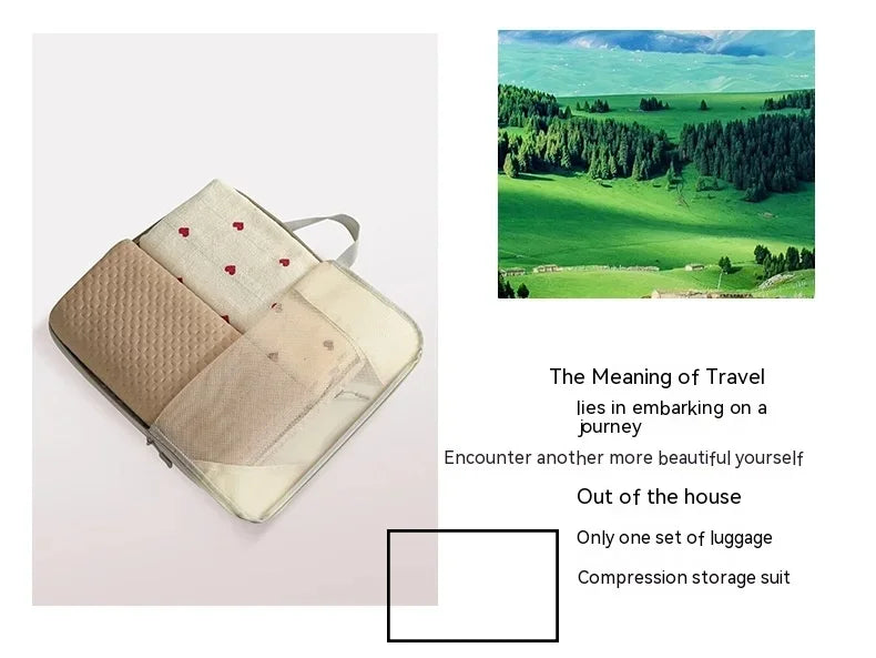 8pcs Travel Compression Bags