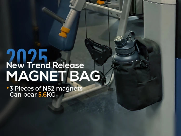 Customized factory magnetic water bottle waterproof bag magnetic gym custom fitness magnetic pink sports bag