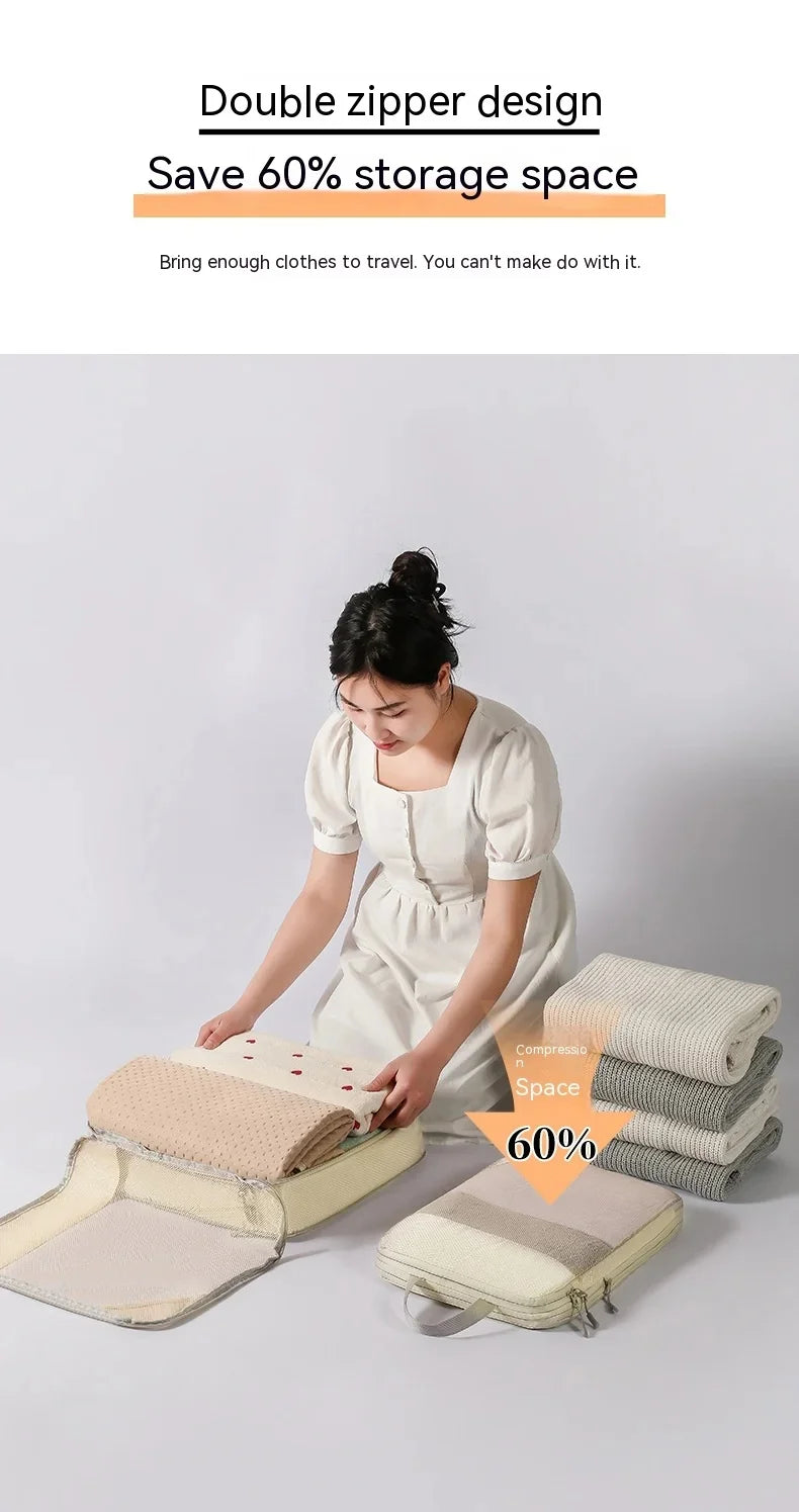 8pcs Travel Compression Bags