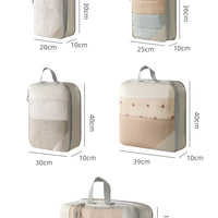 8pcs Travel Compression Bags