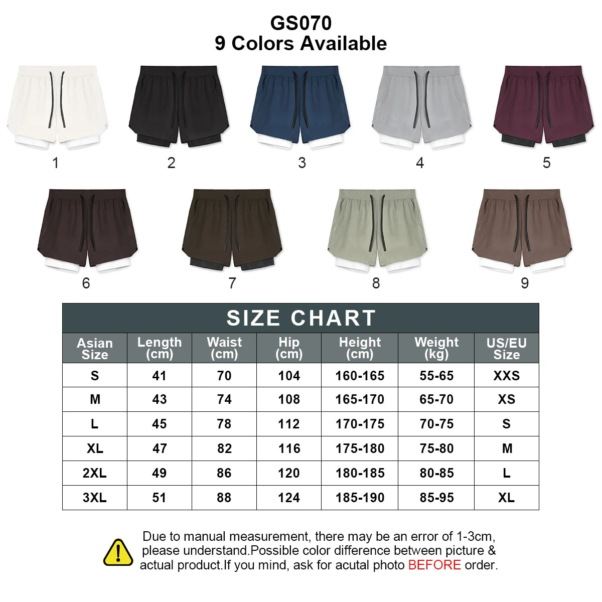 Custom Logo Nylon Quick Men Gym Workout Sports Shorts 2 in 1 Men Tennis Shorts Fit Plus Size Shorts