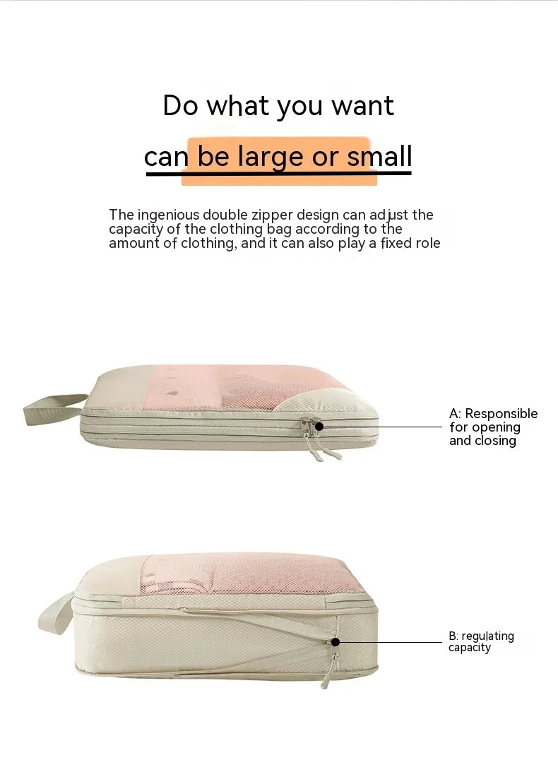 8pcs Travel Compression Bags